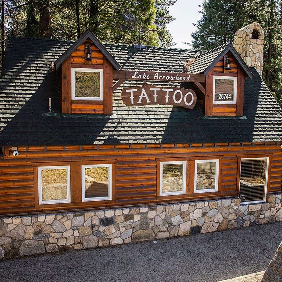 lake arrowhead tattoo shop signage lake arrowhead tattoo